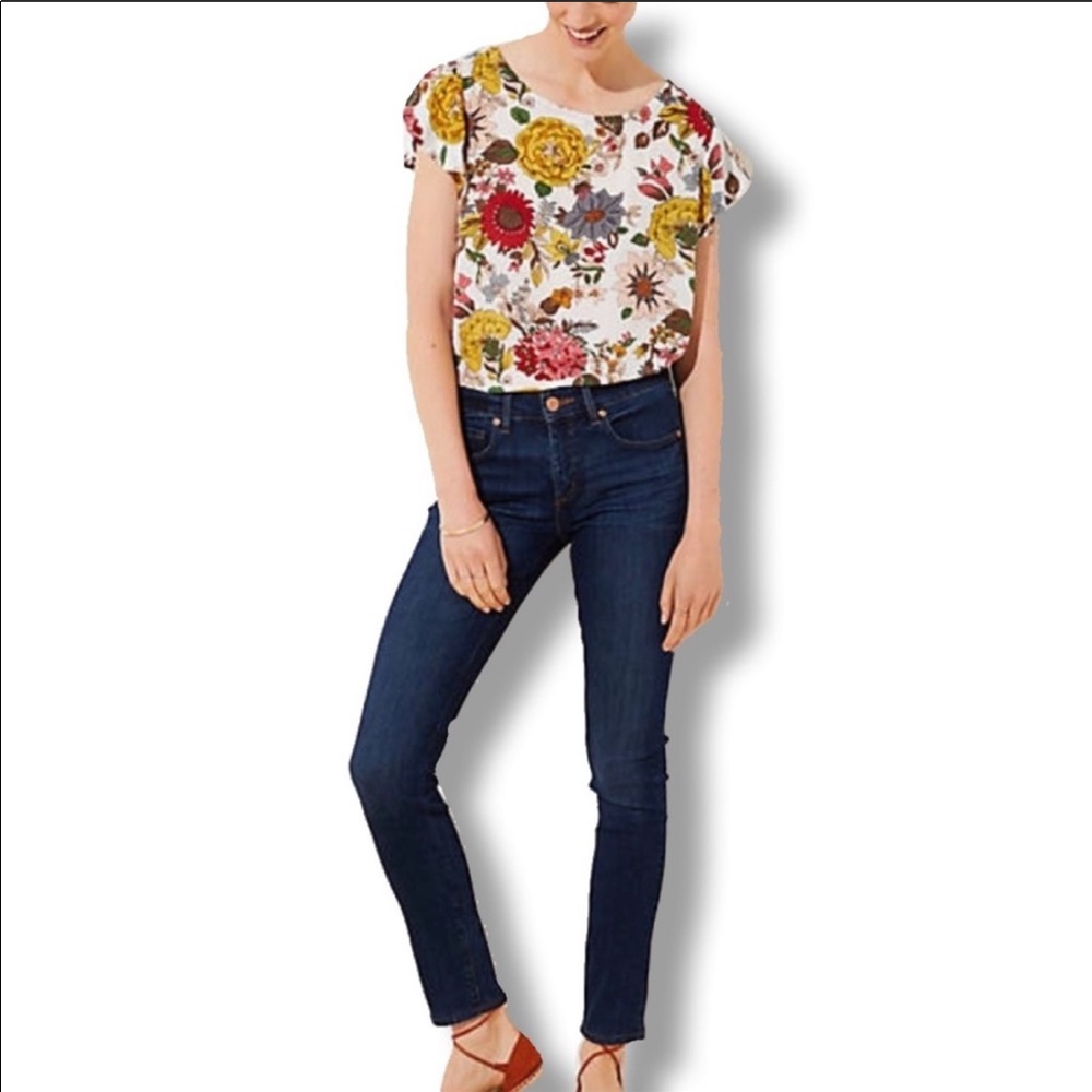 LOFT • Dark Wash Modern Skinny Jeans - Size 4 / 27